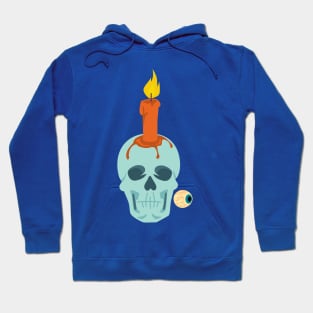 Halloween Candle skull Hoodie